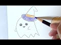 おばけの簡単イラストの描き方！ゆっくり解説【ハロウィン】