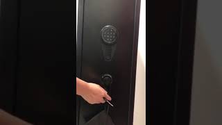 PIN code gun safe