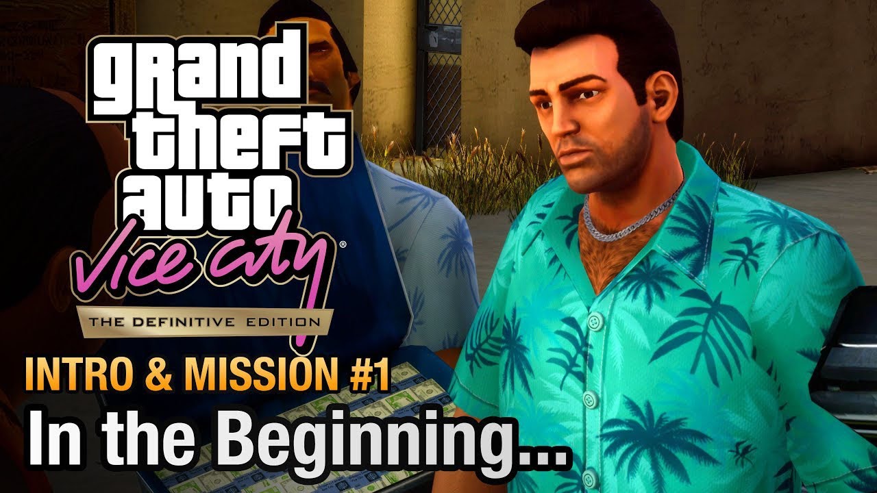 GTA Vice City Definitive Edition - Intro & Mission 1 - In The Beginning ...