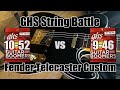 Telecaster String Battle: 9-46 vs 10-52