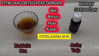 Bütün fıtıklardan kurtulmanın tek yolu; Kırkkilit otu ve ardıç yağı