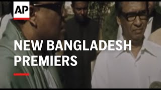 SYND 25-12-71 INTERVIEWS WITH NEW BANGLADESH PREMIERS