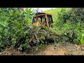 The Best Dozer CAT D6G Expanding Plantation Roads For Local Villagers