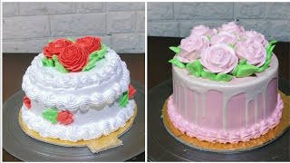 most satisfying cake compilation | Easy satisfying birthday cake decoration ideas