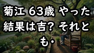 ダラダラ夫のお世話係で一生を終えるなんて絶対に嫌。だから思い切ってやってみた…（菊江 63歳）