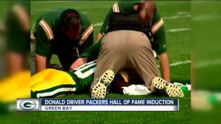 Donald Driver inducted into Packers' Hall of Fame