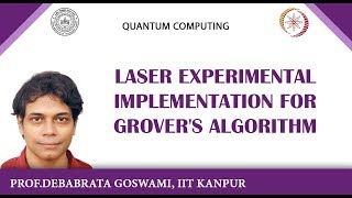 Laser Experimental Implementation for Grover's Algorithm