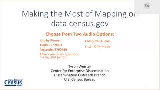 Making the Most of Mapping on data.census.gov