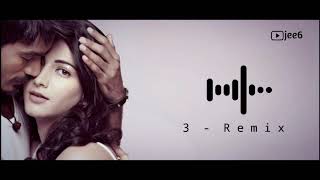 3 Bgm Remix | Ringtone | painfull love bgm Tamil | jee6