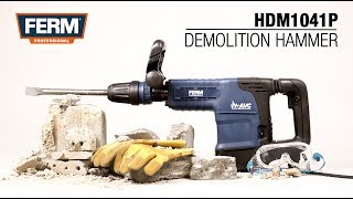 FERM Professional Demolition Hammer - 11Kg - 1500W | HDM1041P