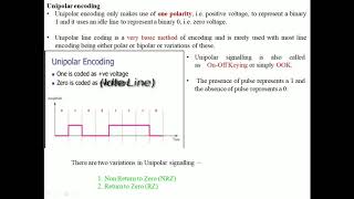 LINE ENCODING TECHNIQUES