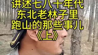 讲述七八十年代东北老林子里猎人跑山的故事猎人的回忆东北老猎人一顿说系列！