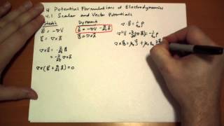 7.4.1 Scalar and Vector Potentials