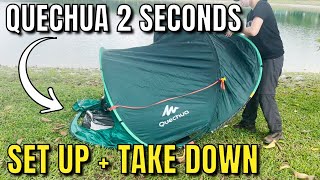 How to Set Up \u0026 Take Down the Quechua 2 Seconds Tent