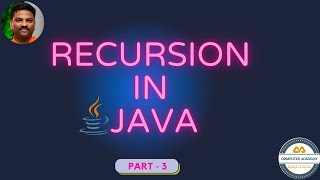 Recursion in Java ( PART - 3 ) | Recursive Function | Java | Class 11th | class 12th | ISC