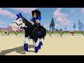 jump training my horses *almost fell* swem minecraft equestrian