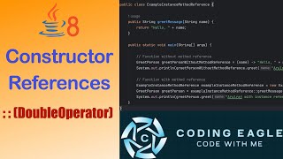 Java 8: Constructor References Explained
