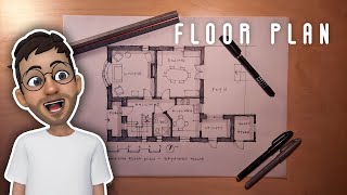 Architect Sketch Floor Plan House