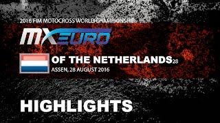 Honda EMX150 Race 1 Highlights Round of The Netherlands 2016 - motocross