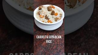 Carrot \u0026 Soyabean Rice