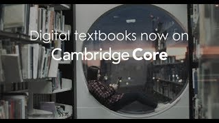 Textbooks on Cambridge Core