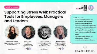 Supporting Stress Well: Practical Tools for Employees, Managers and Leaders