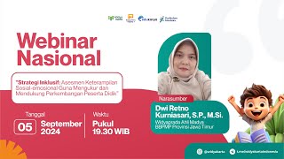 Webinar Asesmen Keterampilan Sosial-Emosional Guna Mengukur dan Mendukung Perkembangan Peserta Didik