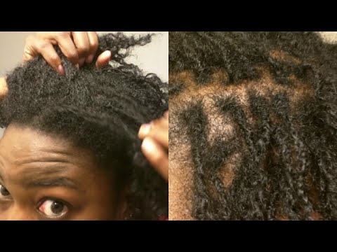 Interlocking Tutorial For Dreadlock Maintenance Before And After