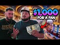 Giving a Fan $1,000 & Going To War With Casino! ($10,000)