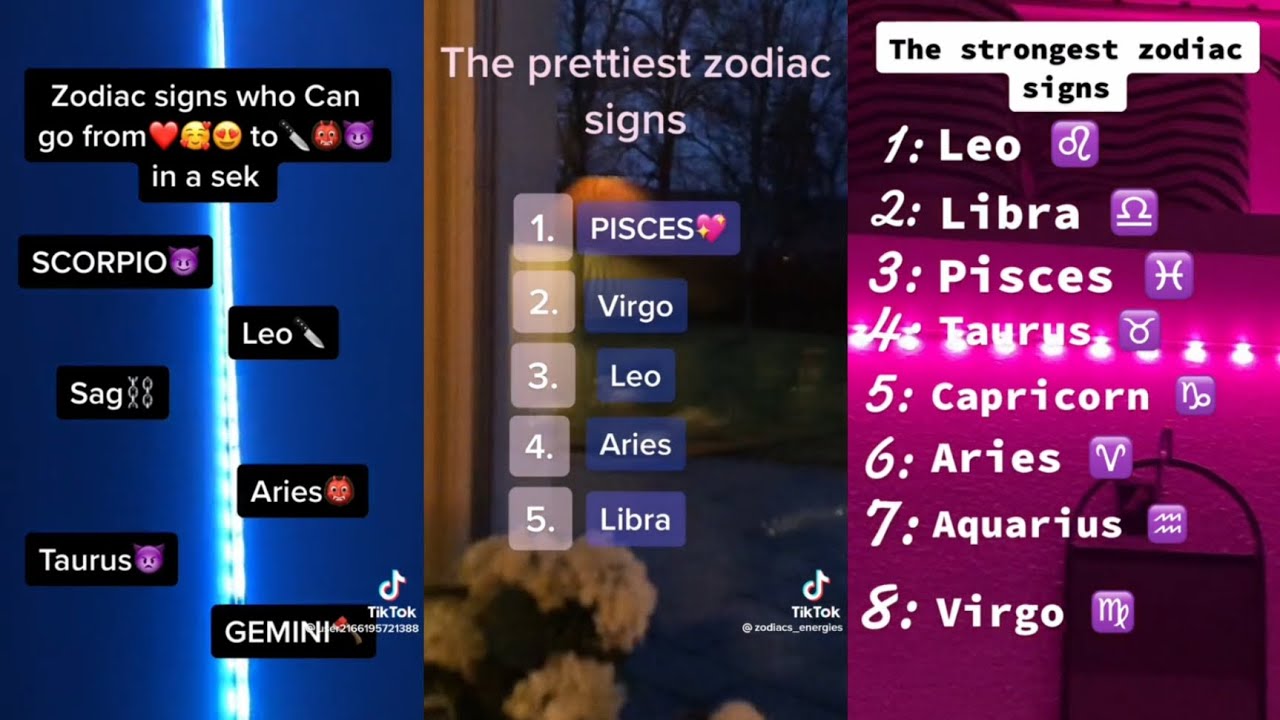 Zodiac Signs Tiktok That Are 100% Relatable ♈♋♍♎ | Zodiac Tiktoks ♏♐♉ ...