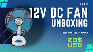 Unleashing Solar-Powered Comfort: Unboxing and Testing the 12V DC Solar Fan!