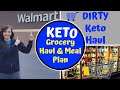 KETO Grocery Haul & Meal Plan