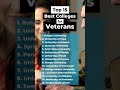 which colleges are best for veterans