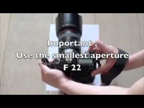 How to Check your Camera sensor for dust How to Check your Camera sensor for dust