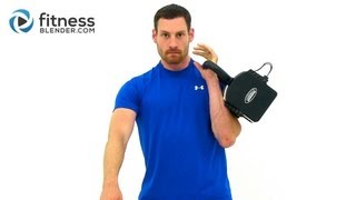 15 Minute Kettlebell Workout Video - 1X10 Kettlebell Burnout