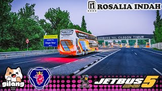 MERAK - PORIS SANGAT NYATA !!! ROSALIA INDAH SCANIA K450CB JETBUS 5 DOUBLE DECKER