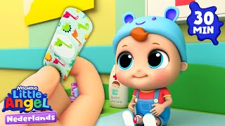 Baby heeft een boo-boo | Little Angel | Moonbug Kids Nederlands - Kindertekenfilms