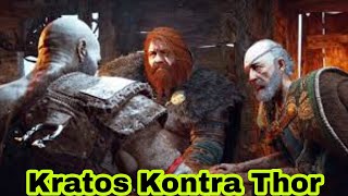 God of War Ragnarok - Pierwsze Spotkanie Z Thorem I Odynem + Walka z Thorem - Po Polsku (Dubbing PL)