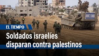Video: Soldados israelíes disparan contra palestinos durante distribución de ayuda en Gaza