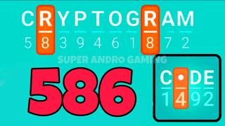 CRYPTOGRAM 586