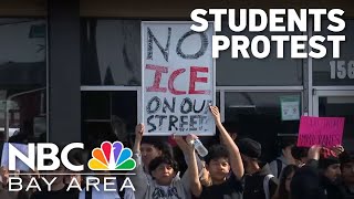 East Bay students walk out of class to protest ICE