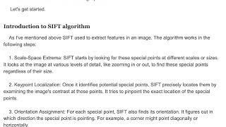 Feature Extraction Example with SIFT using OpenCV in Python
