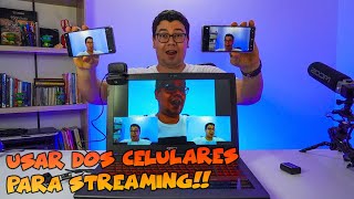 📱 Como CONECTAR VARIOS Celulares Al TIEMPO y Hacer STREAMING! 🎥 [Cámara Web]