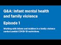 Q&A: Infant mental health and family violence​ - Episode 1