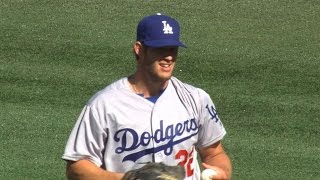 LAD@SD: Kershaw fans nine over seven scoreless frames