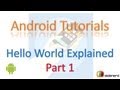 5 Hello World Android Example Part 1 |