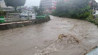 Flooded Dhobikhola | Risky for Kathmandu