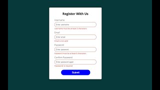 Creating a Robust Form Validator with HTML, CSS, and JavaScript | Step-by-Step Tutorial