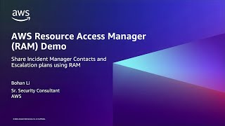 Using AWS Resource Access Manager (RAM) for incident response use cases | Amazon Web Services