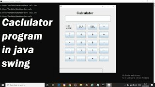Calculator part 2 Action on button (How to create Calculator using Swing in Java? : (Part-2)